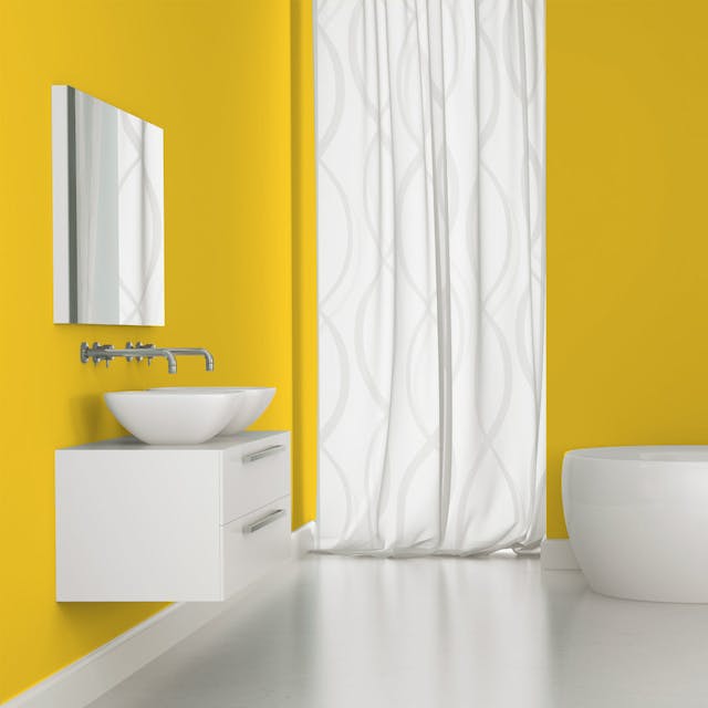 Sun Yellow Paint Color - vernice-wall-paint-interiors-sun-yellow-5