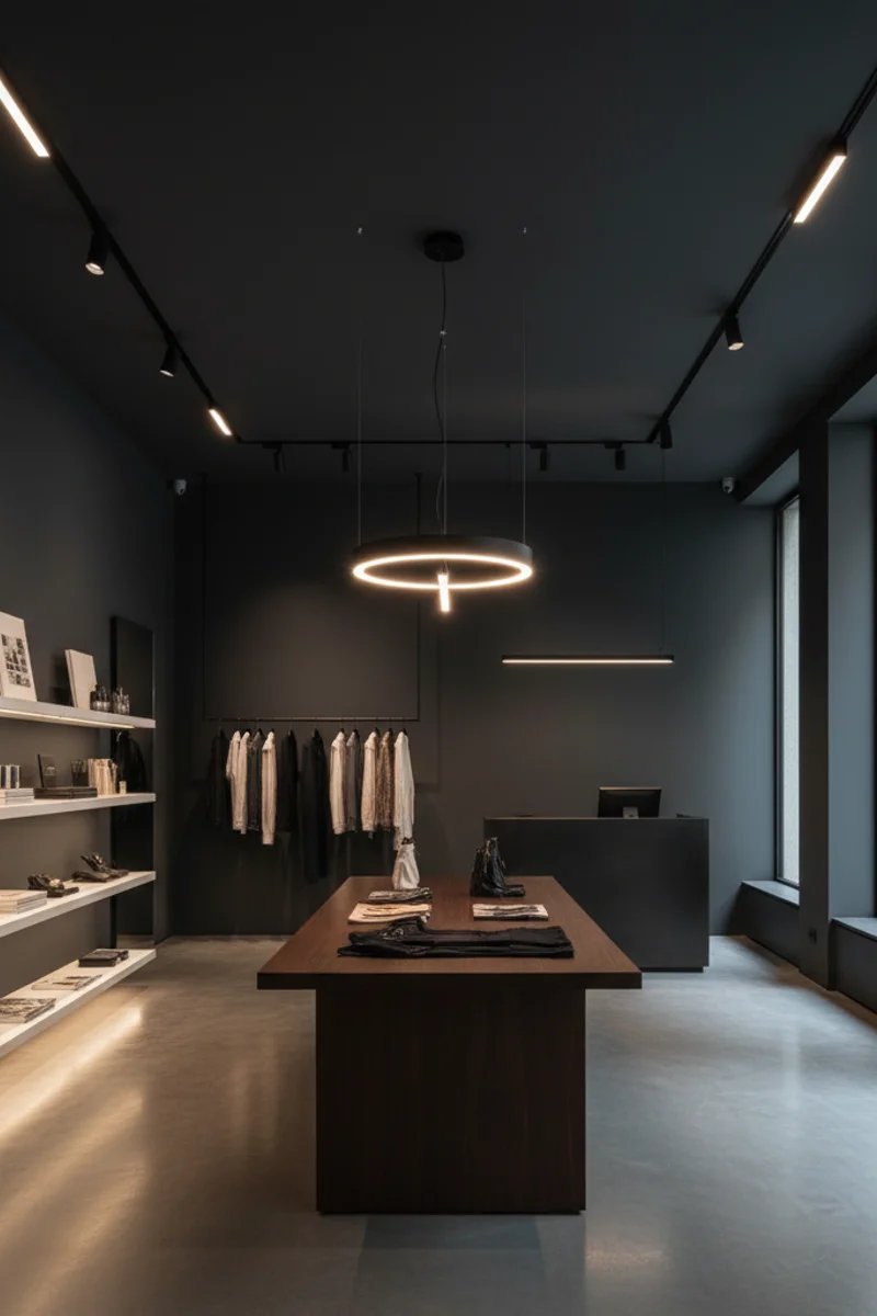 Spazio retail contemporaneo Vernice