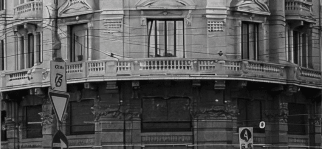 Colorful urban scene