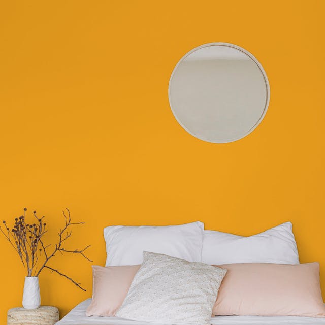 Ambra Pittura #F0AC46 - vernice-wall-paint-interiors-ambra-1