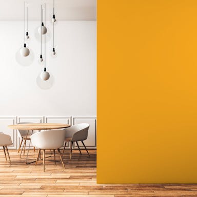 Ambra Paint Color #F0AC46 - vernice-wall-paint-interiors-ambra-2
