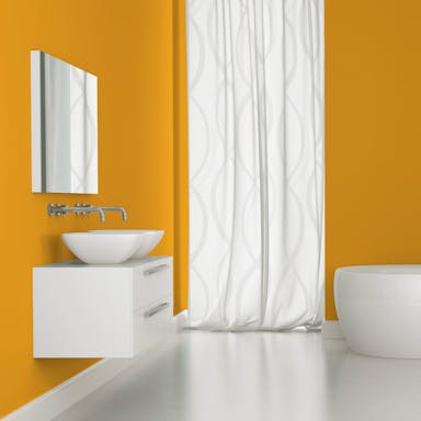 Ambra Paint Color #F0AC46 - vernice-wall-paint-interiors-ambra-5