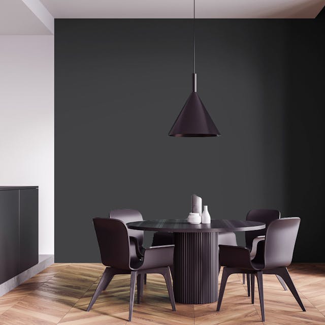 Blacky Paint Color #3D4040 - vernice-wall-paint-interiors-blacky-4