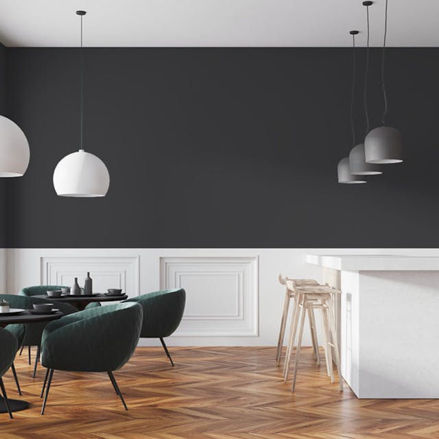 Blacky Paint Color #3D4040 - vernice-wall-paint-interiors-blacky-7