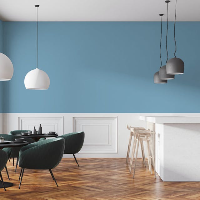 Blue Avio Paint Color - vernice-wall-paint-interiors-blue-avio-7