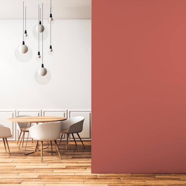 Brick Red Paint Color #B7695D - vernice-wall-paint-interiors-brick-red-2