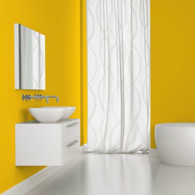 Bright Sun Paint Color #FFD03A - vernice-wall-paint-interiors-bright-sun-5