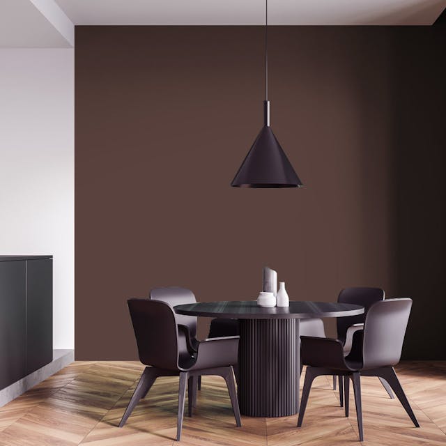 Brown Paint Color - vernice-wall-paint-interiors-brown-4
