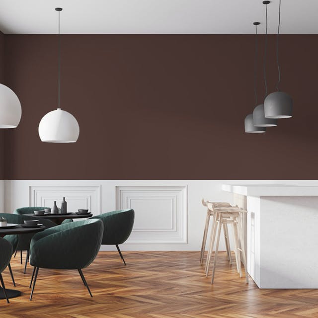 Brown Paint Color - vernice-wall-paint-interiors-brown-7
