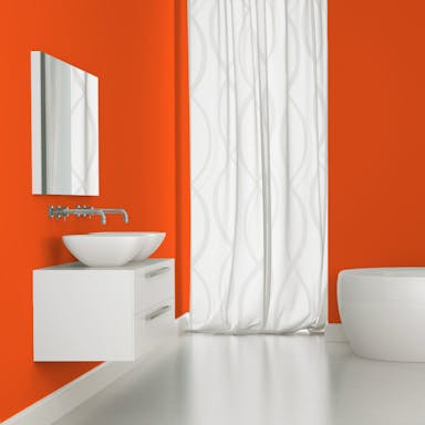 Arancia Ardente Pittura #F06230 - vernice-wall-paint-interiors-burning-orange-5