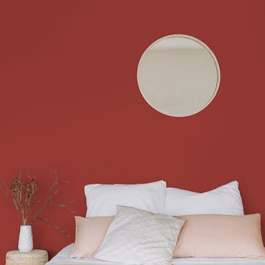 Rosso Cardinale Pittura - vernice-wall-paint-interiors-cardinal-red-1