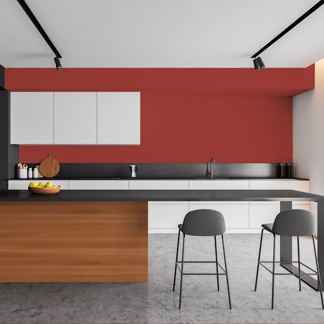 Rosso Cardinale Pittura - vernice-wall-paint-interiors-cardinal-red-3