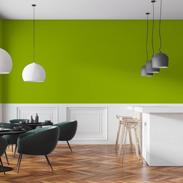 Cash Green Paint Color #98AD28 - vernice-wall-paint-interiors-cash-green-7