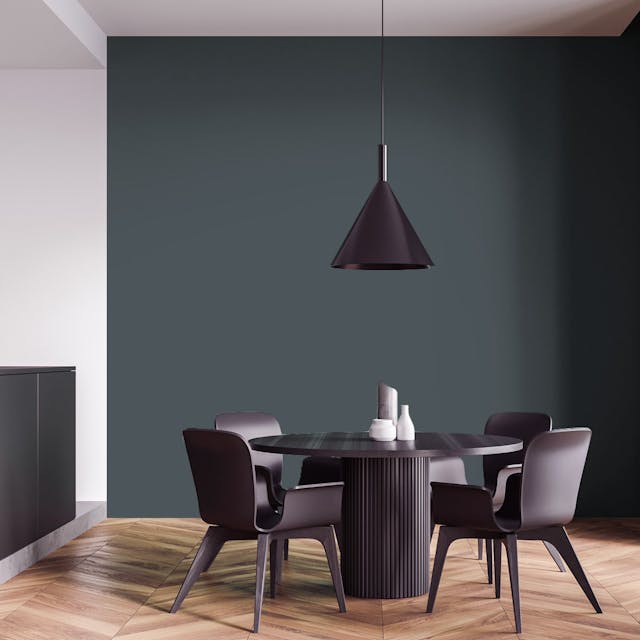 Charcoal Gray Paint Color #50565A - vernice-wall-paint-interiors-charcoal-gray-4