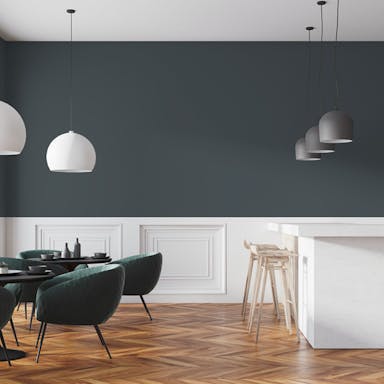 Charcoal Gray Paint Color #50565A - vernice-wall-paint-interiors-charcoal-gray-7