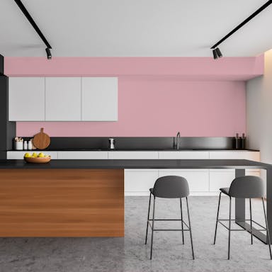 Chic Pink Paint Color - vernice-wall-paint-interiors-chic-pink-3