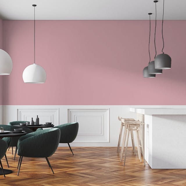 Chic Pink Paint Color - vernice-wall-paint-interiors-chic-pink-7