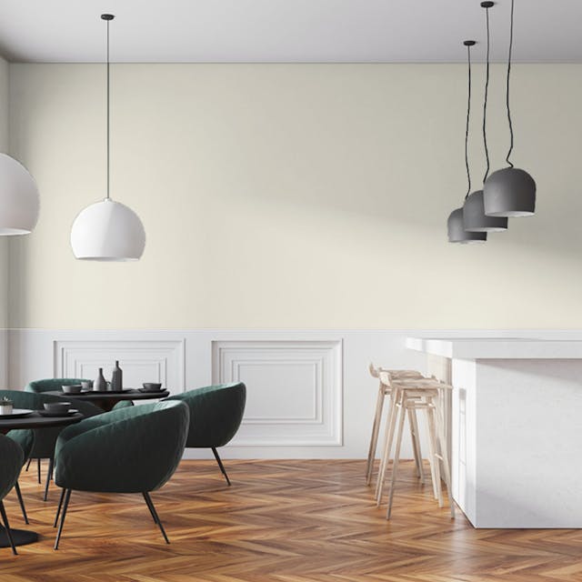 Bianco Cocco Pittura #F1EEE5 - vernice-wall-paint-interiors-coconut-white-7