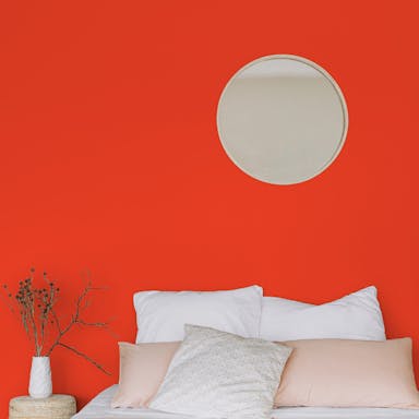 Coral Paint Color - vernice-wall-paint-interiors-coral-1