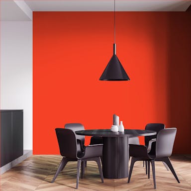 Coral Paint Color - vernice-wall-paint-interiors-coral-4