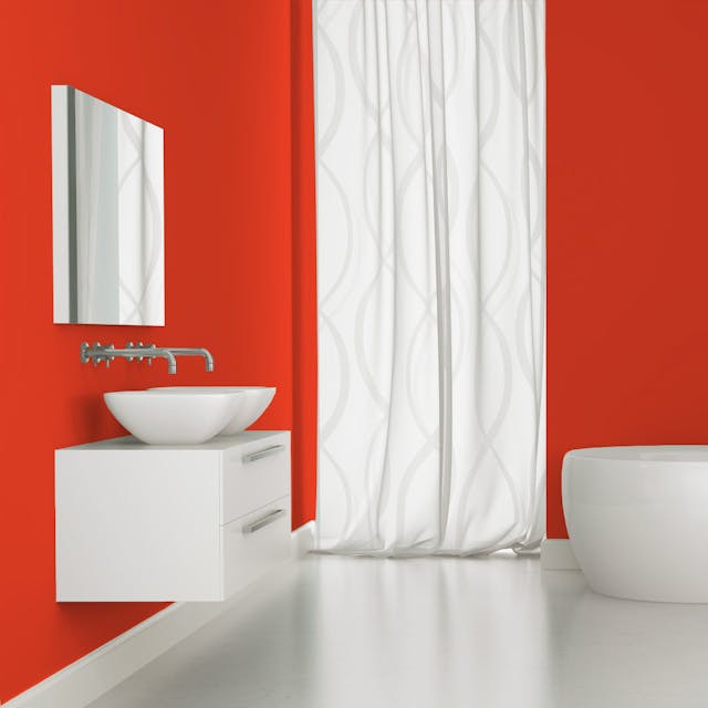 Coral Paint Color - vernice-wall-paint-interiors-coral-5