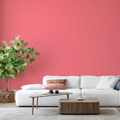 Dark Pink Paint Color #E9838C - vernice-wall-paint-interiors-dark-pink-6