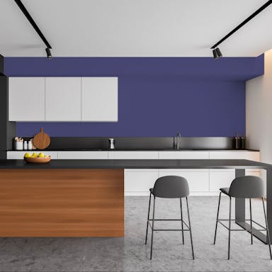 Dark Purple Paint Color #4D4E76 - vernice-wall-paint-interiors-dark-purple-3
