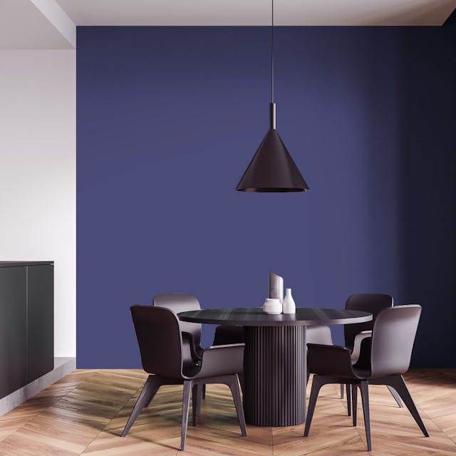 Dark Purple Paint Color #4D4E76 - vernice-wall-paint-interiors-dark-purple-4