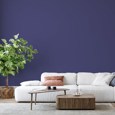 Dark Purple Paint Color #4D4E76 - vernice-wall-paint-interiors-dark-purple-6