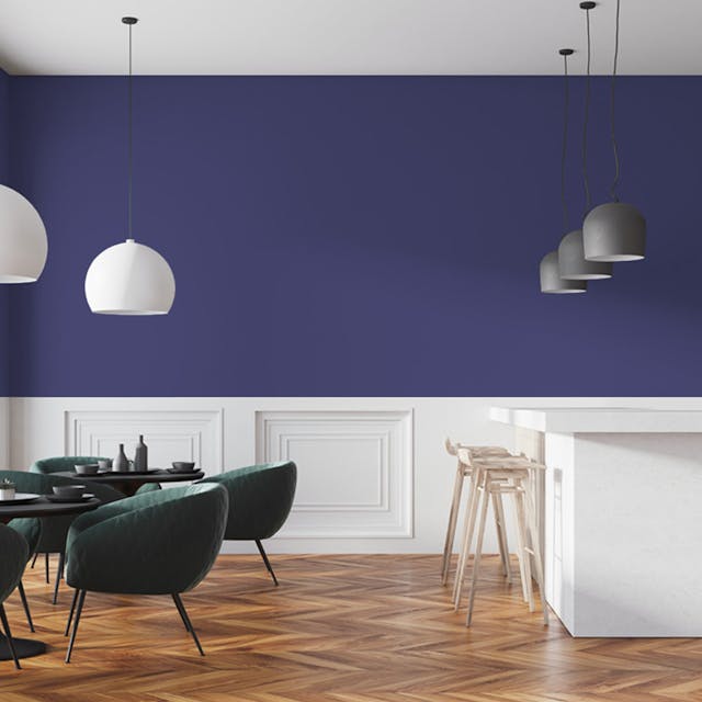 Dark Purple Paint Color #4D4E76 - vernice-wall-paint-interiors-dark-purple-7