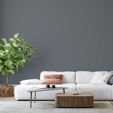 Dim Grey Paint Color #72757A - vernice-wall-paint-interiors-dim-gray-6
