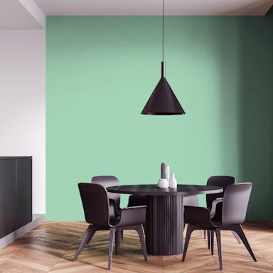 Dusty Green Paint Color #ADCFB8 - vernice-wall-paint-interiors-dusty-green-4
