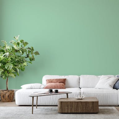 Verde Polvere Pittura #ADCFB8 - vernice-wall-paint-interiors-dusty-green-6