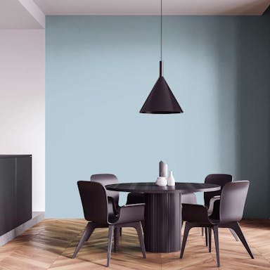 Dusty Light Blue Paint Color #B9CAD5 - vernice-wall-paint-interiors-dusty-light-purple-4
