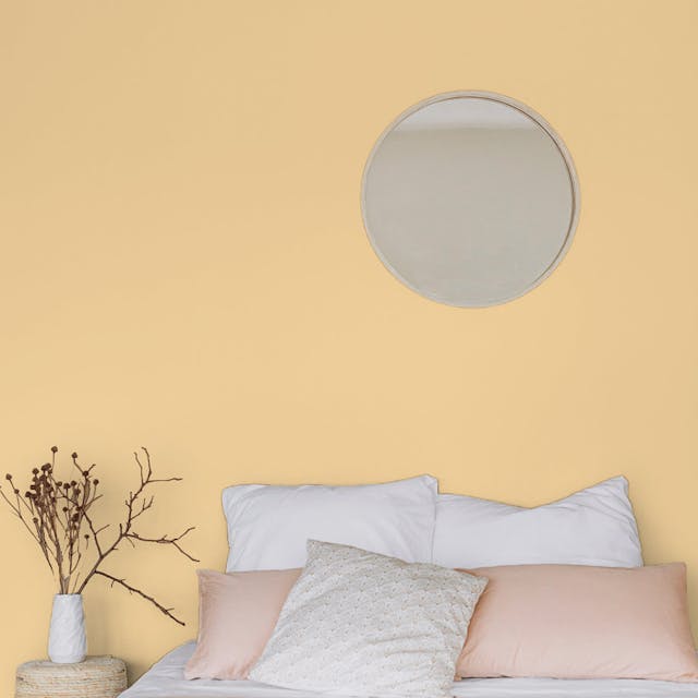 Dusty Yellow Paint Color #FADFA5 - vernice-wall-paint-interiors-dusty-yellow-1