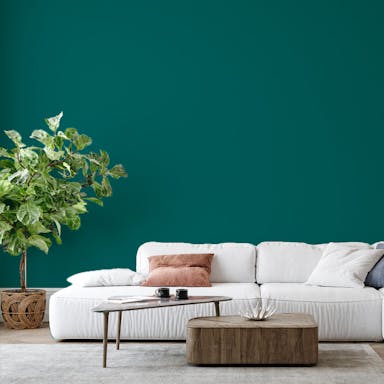 Emerald Green Paint Color #025E5C - vernice-wall-paint-interiors-emerald-green-6