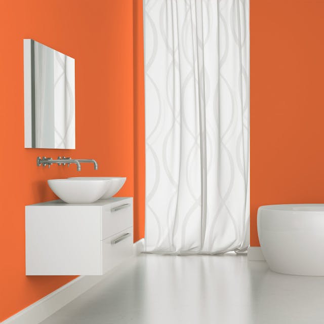 Hermete Paint Color #F78552 - vernice-wall-paint-interiors-hermete-5