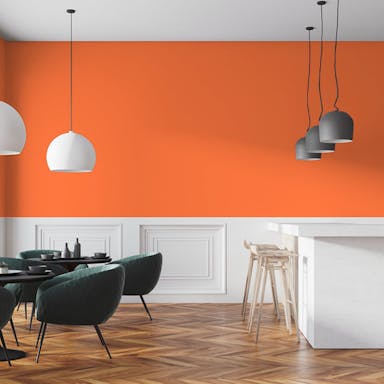 Hermete Paint Color #F78552 - vernice-wall-paint-interiors-hermete-7