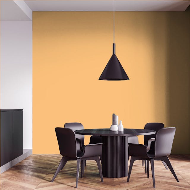 Hot Yellow Paint Color - vernice-wall-paint-interiors-hot-yellow-4