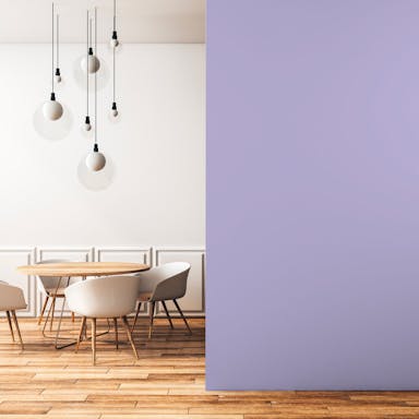 Viola Chiaro Pittura #B8B3D5 - vernice-wall-paint-interiors-light-purple-2