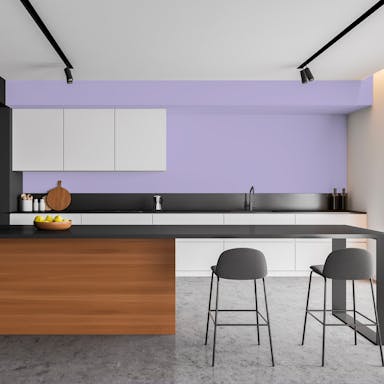 Viola Chiaro Pittura #B8B3D5 - vernice-wall-paint-interiors-light-purple-3