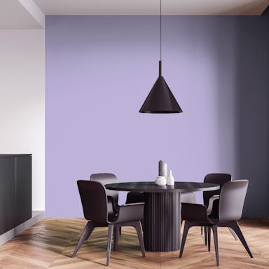 Viola Chiaro Pittura #B8B3D5 - vernice-wall-paint-interiors-light-purple-4