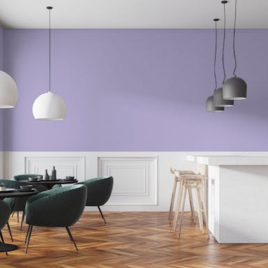 Viola Chiaro Pittura #B8B3D5 - vernice-wall-paint-interiors-light-purple-7