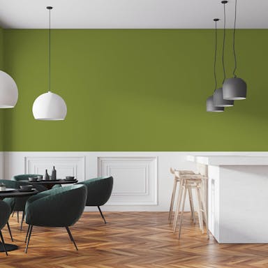 Military Green Paint Color #89934E - vernice-wall-paint-interiors-military-green-7
