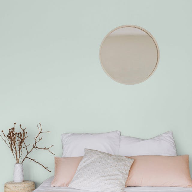 Milk and Mint Paint Color #E2EAE4 - vernice-wall-paint-interiors-milk-and-mint-1
