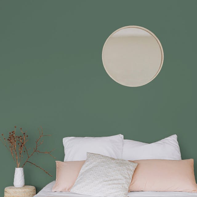 Mimetic Green Paint Color - vernice-wall-paint-interiors-mimetic-green-1