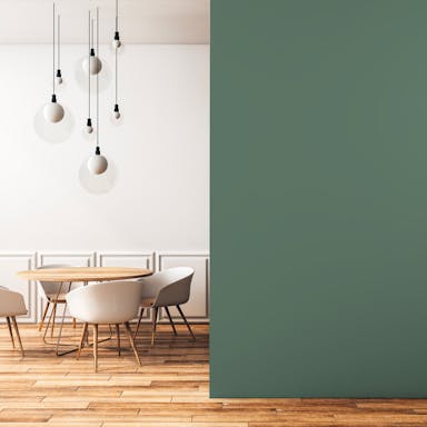Mimetic Green Paint Color - vernice-wall-paint-interiors-mimetic-green-2