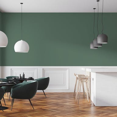 Mimetic Green Paint Color - vernice-wall-paint-interiors-mimetic-green-7