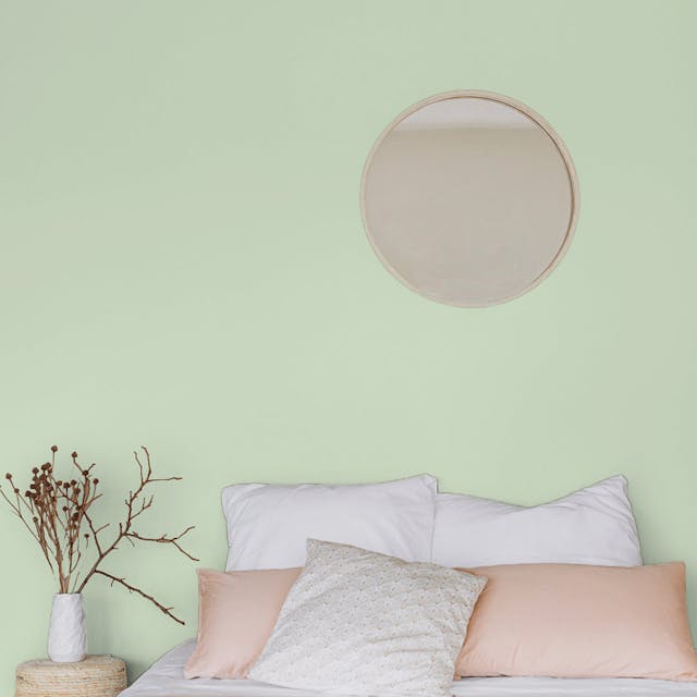 Mint Green Paint Color #D6E3CE - vernice-wall-paint-interiors-mint-green-1