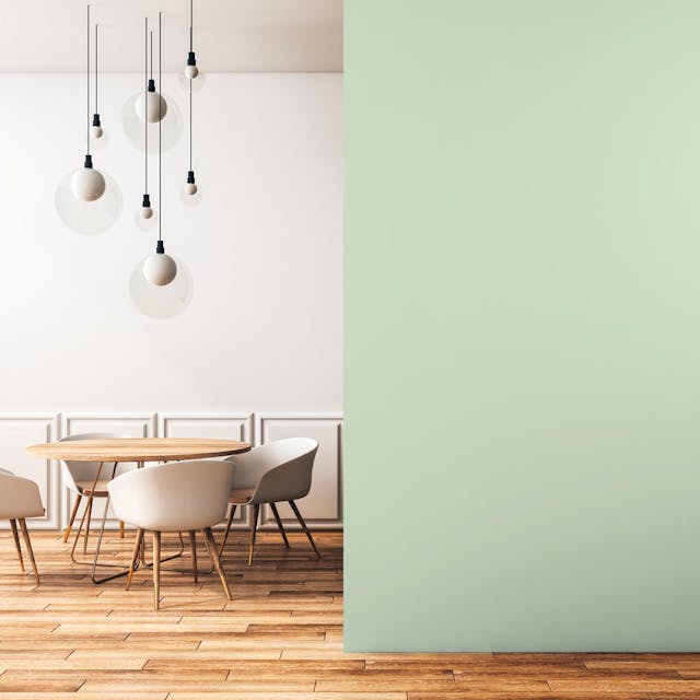Mint Green Paint Color #D6E3CE - vernice-wall-paint-interiors-mint-green-2